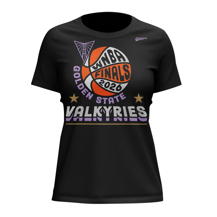 05.(Women's)Limited edition Golden State Valkyries 2026 WNBA Finals T-Shirt- Black