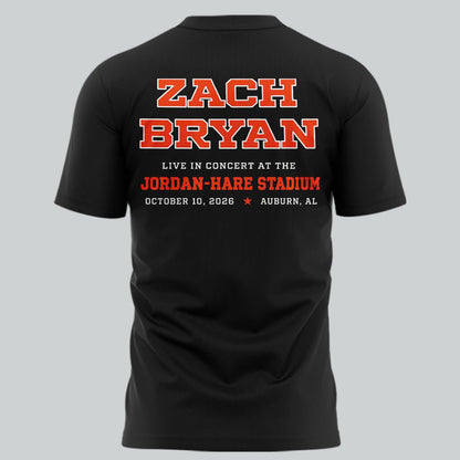Special 2026 Zach Bryan x Auburn Football T-Shirt