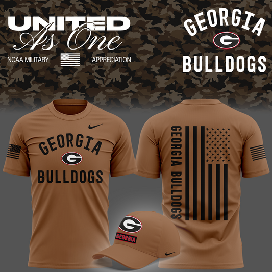 Georgia Bulldogs 2026 Military Appreciation Sideline Dri-FIT T-shirt
