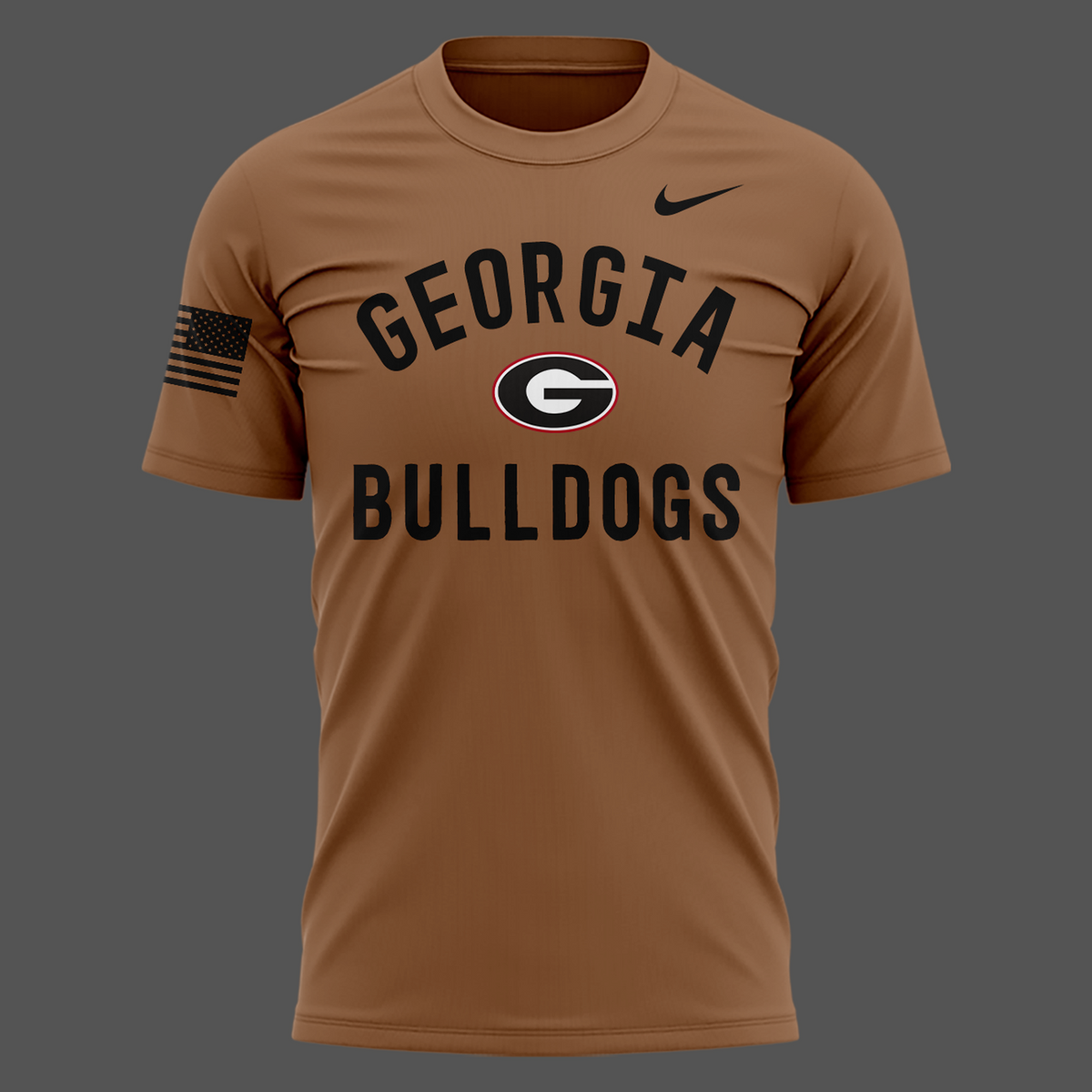 Georgia Bulldogs 2026 Military Appreciation Sideline Dri-FIT T-shirt