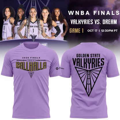 01.Limited edition Golden State Valkyries Finals 2026 T-Shirt -Game 1