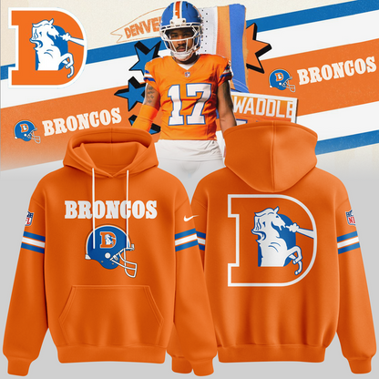 Limited edition Denver Broncos Throwback 2026 Hoodie