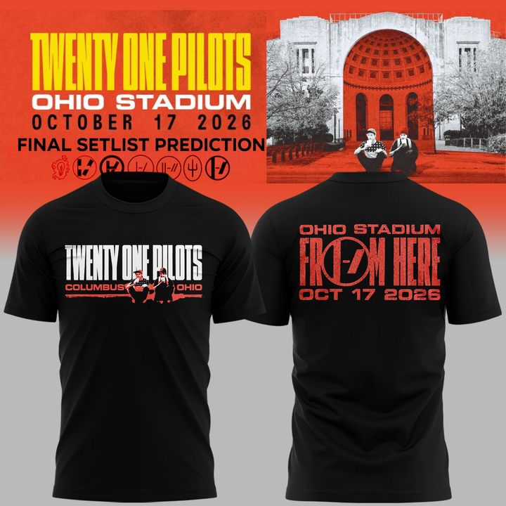 Special 2026 Twenty One Pilots Live At Ohio Stadium T-Shirt