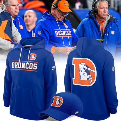Exclusive Version Denver Broncos Throwback Hoodie