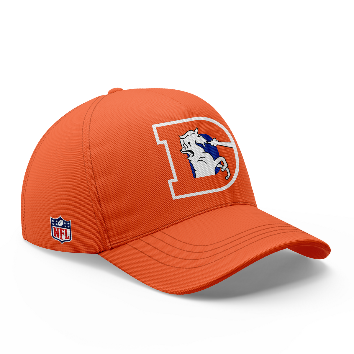 Exclusive Version Denver Broncos Throwback Orange Tshirt