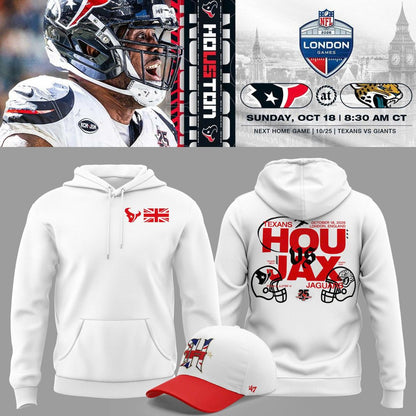 Houston Texans 2026 London Matchup Merch Capsule Hoodie