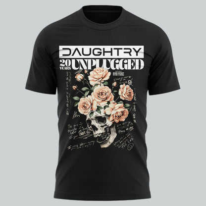 Daughtry 20 Years Unplugged Tour 2026 Rock Music Concert T-Shirt