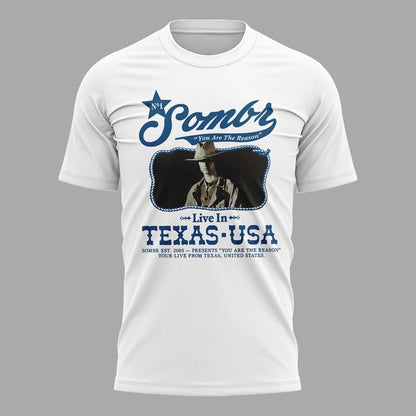 Sombr - You Are The Reason Tour Live in Texas T-shirt