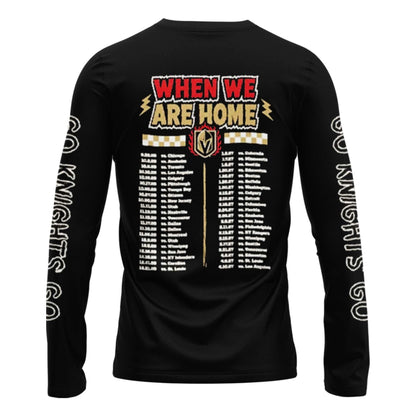 Limited Edition 2026 Vegas Golden Knights "When We Were Emo" Long Sleeve Shirt