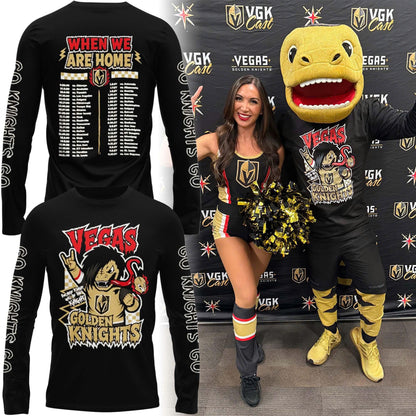 Limited Edition 2026 Vegas Golden Knights "When We Were Emo" Long Sleeve Shirt