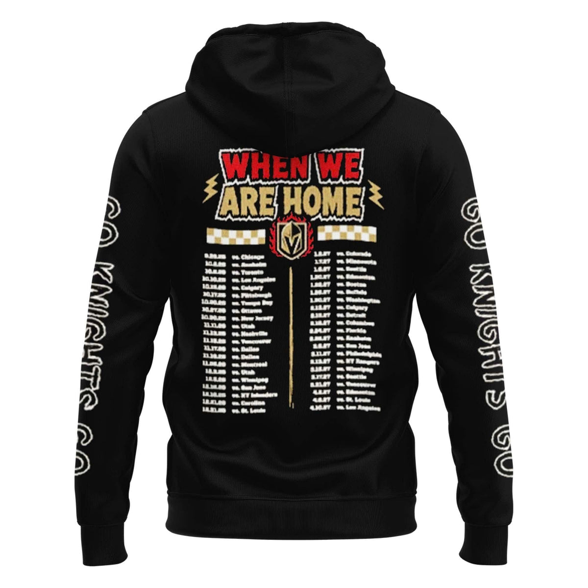 Limited Edition 2026 Vegas Golden Knights "When We Were Emo" Hoodie