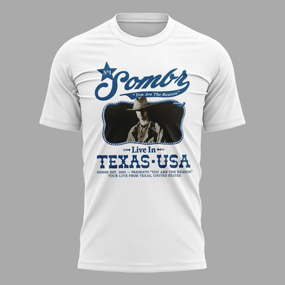 Sombr - You Are The Reason Tour 2026 Live in Texas T-shirt