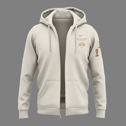 New York Knicks Champions night in the city zip Hoodie