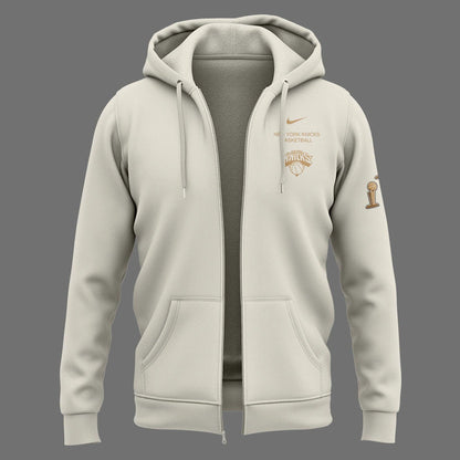 New York Knicks Champions night in the city zip Hoodie