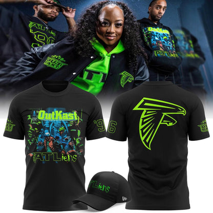 Outkast x Atlanta Falcons 30th Anniversary ATLiens Album Cover T-Shirt