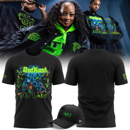 Outkast x Atlanta Falcons 30th Anniversary ATLiens Album Cover T-Shirt