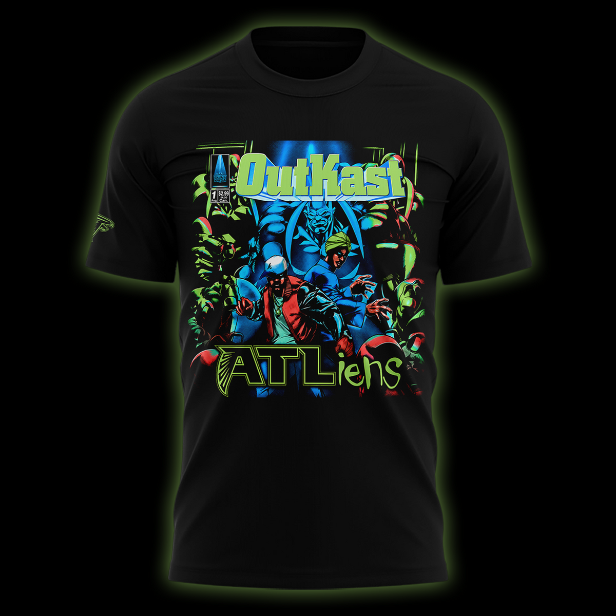 Outkast x Atlanta Falcons 30th Anniversary ATLiens T-shirt