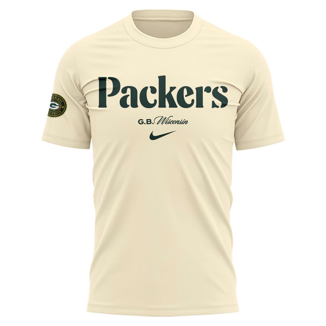 Coach Matt LaFleur Cream Green Bay Packers 2026 T-shirt