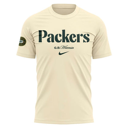 Coach Matt LaFleur Cream Green Bay Packers 2026 T-shirt