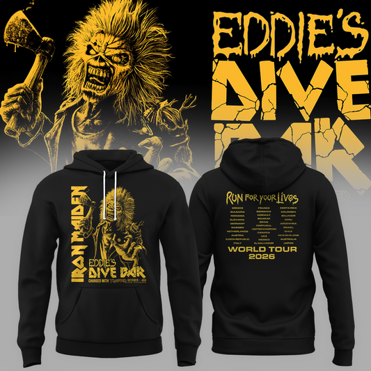 Iron Maiden Run For Your Lives World Tour 2026 - El Salvador Event Hoodie