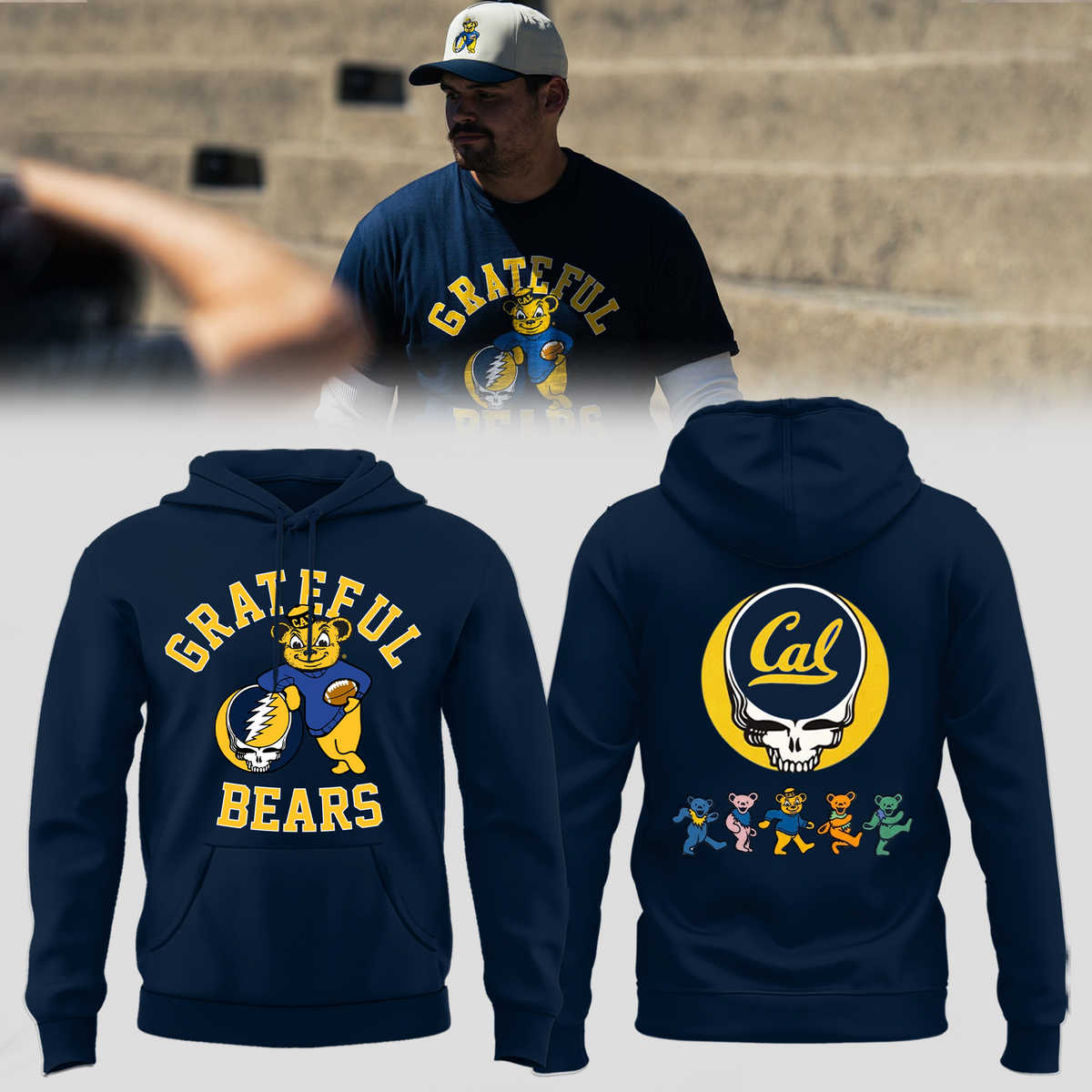 Limited Edition Cal Football x Grateful Dead Hoodie