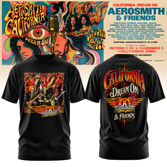 Aerosmith California Dream On Tour T-Shirt V2