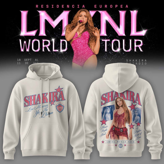 SHKR Residencia Europea World Tour Premium Graphic Hoodie 3D AOP V2