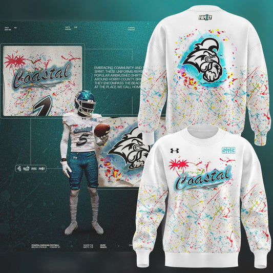 Special New Coastal Football Uniform Sweat
