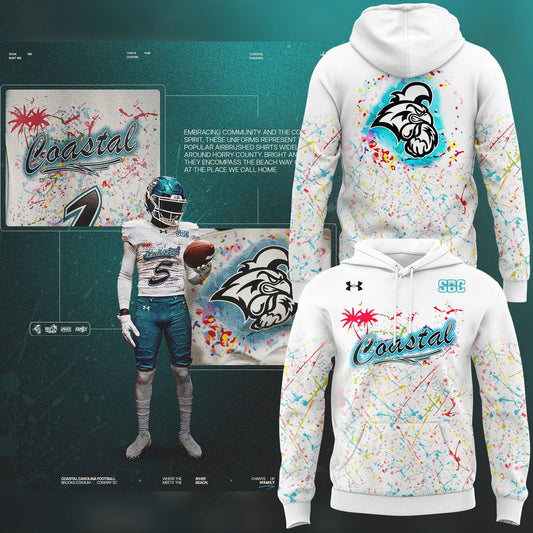 Special New Coastal Football Uniform Hoodie