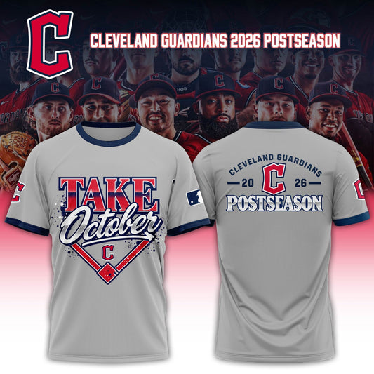 Limited Edition Cleveland Guardians Division Series Champions Distressed Locker Room Take October T-shirt