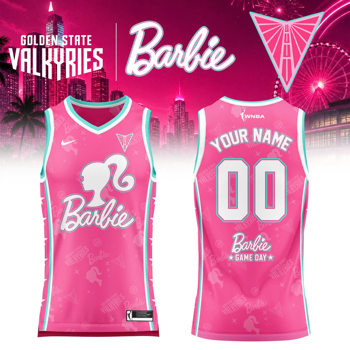 WNBA x Barbie Game Day 2026 Limited Edition Basketball Jersey
